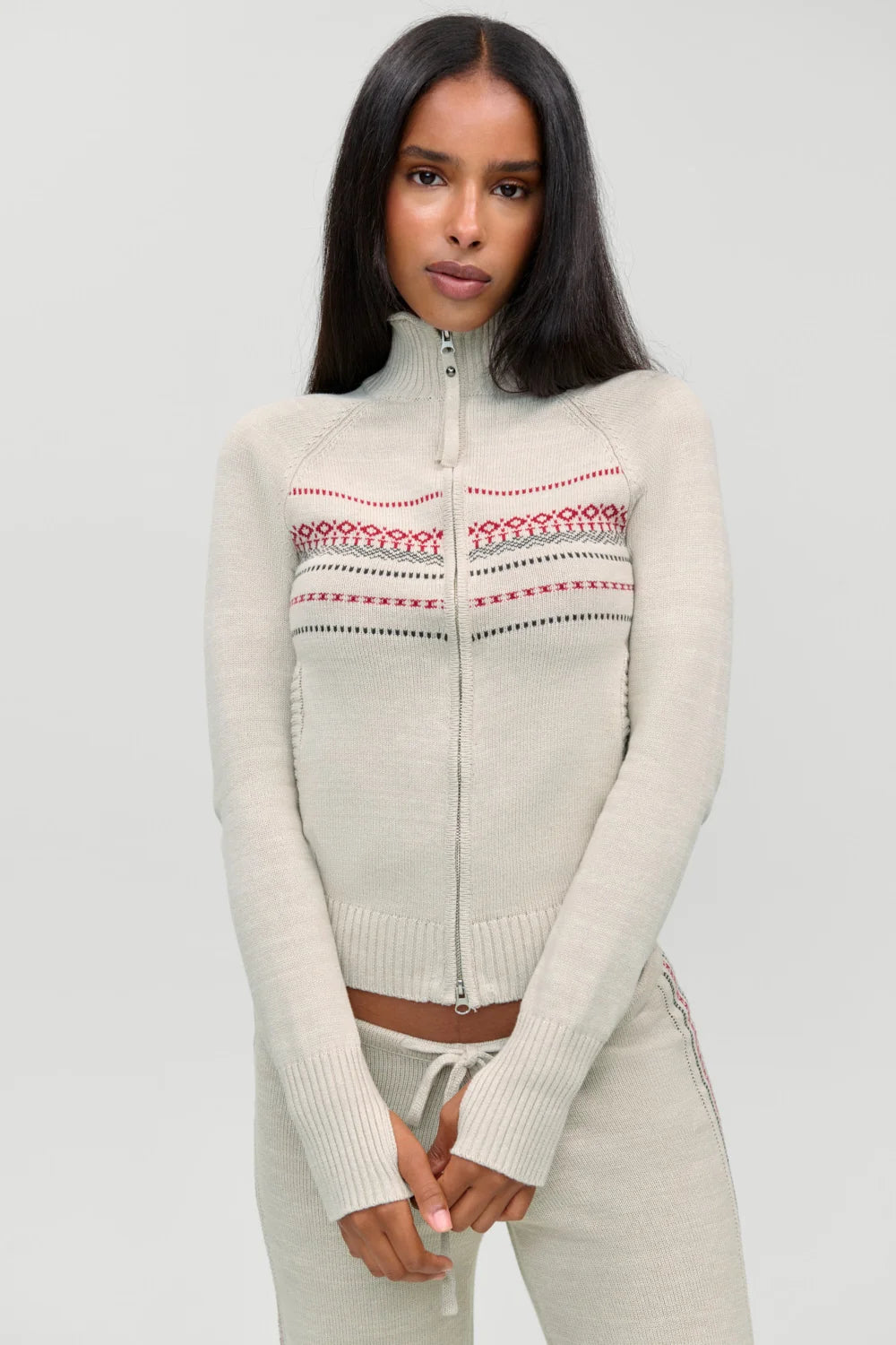 Kingston Cotton Knit Zip Up