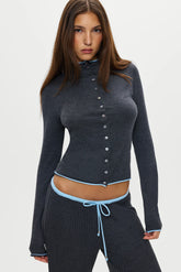 Leo Knit Button Up Cardigan