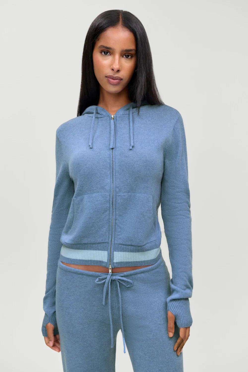 Topanga Cashmere Zip Up Hoodie