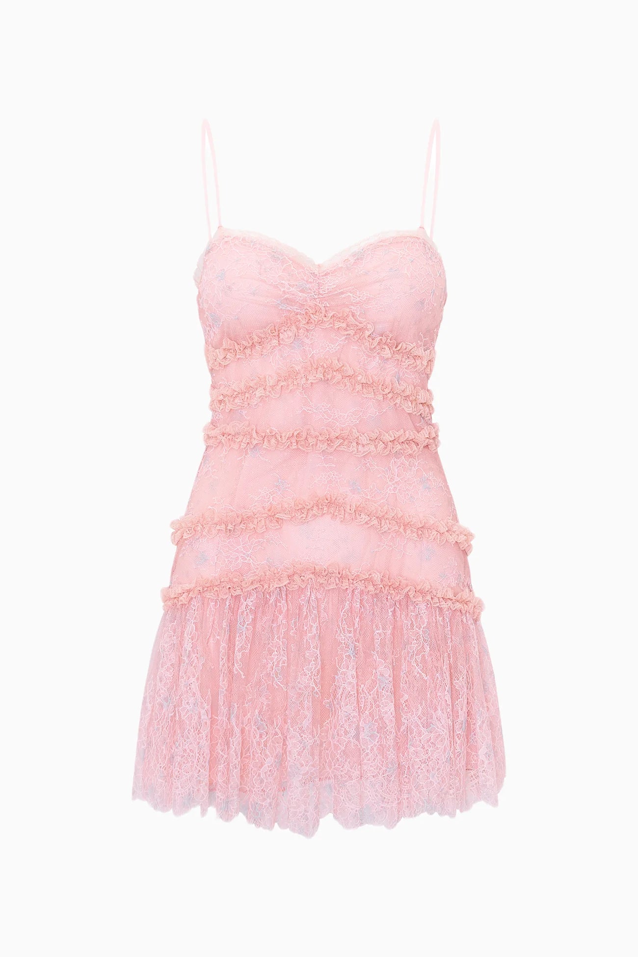 Galilea Chantilly Lace Mini Dress