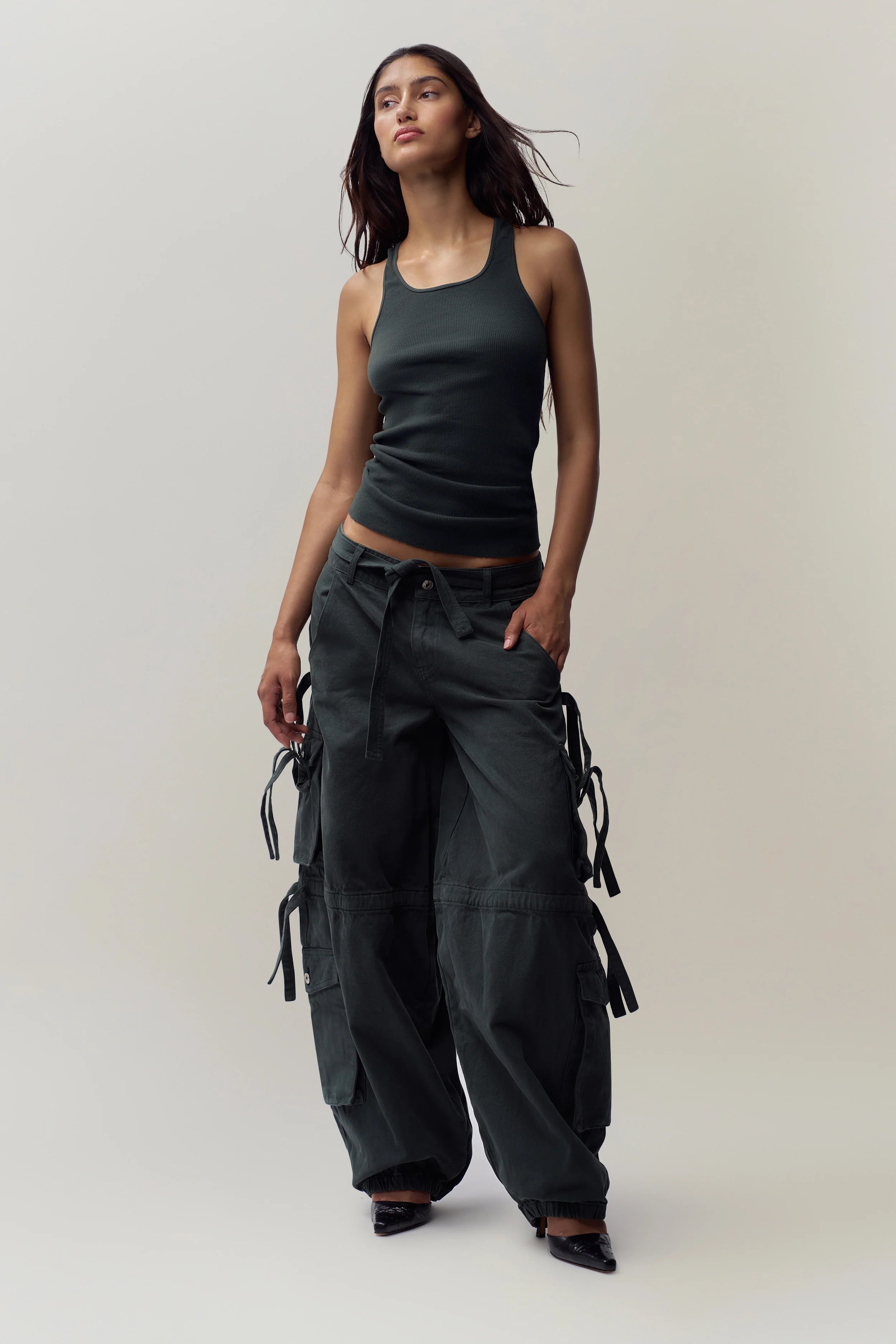 パンツ VIRGO REBEL AAMY Oblique Cargo Pants Anais Cargo Pant - ONFEMME By Lindsey's Kloset