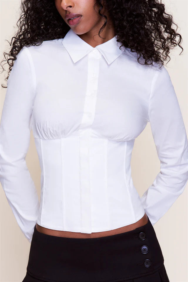 Tailored Corset Long Sleeve - ONFEMME By Lindsey's Kloset