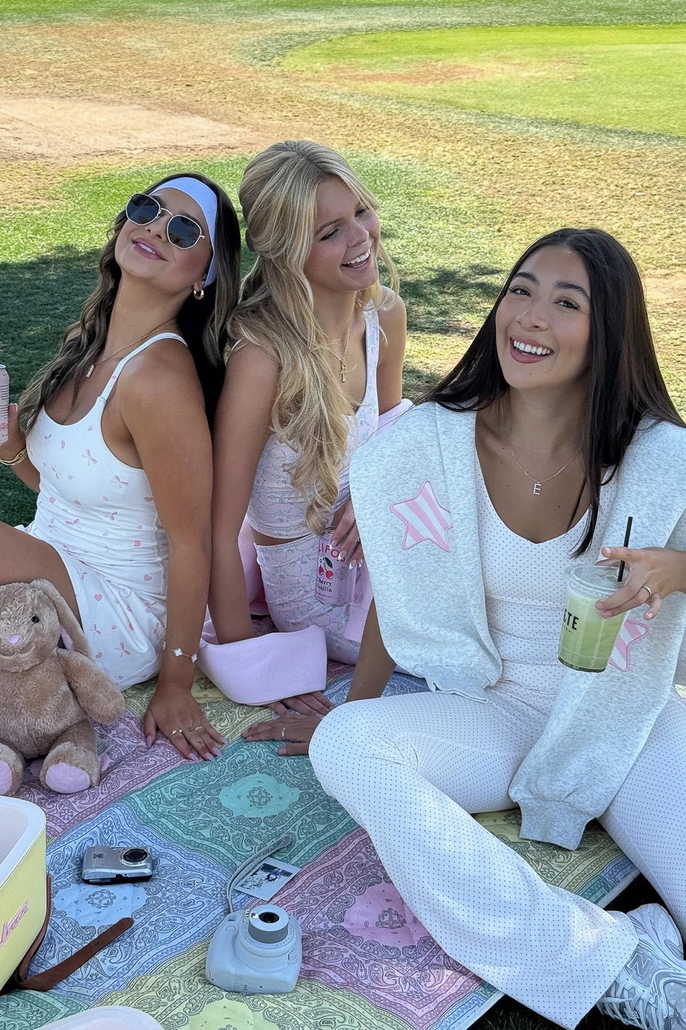 Cotton Candy Stripes Zip Hoodie