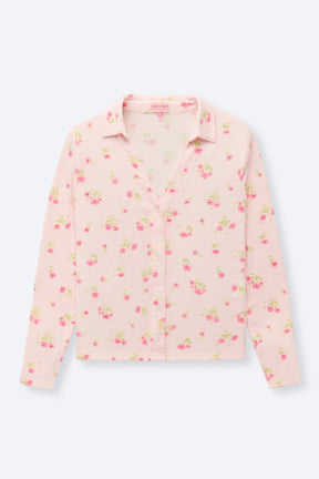 Pink Daisy Mia Pajama Top