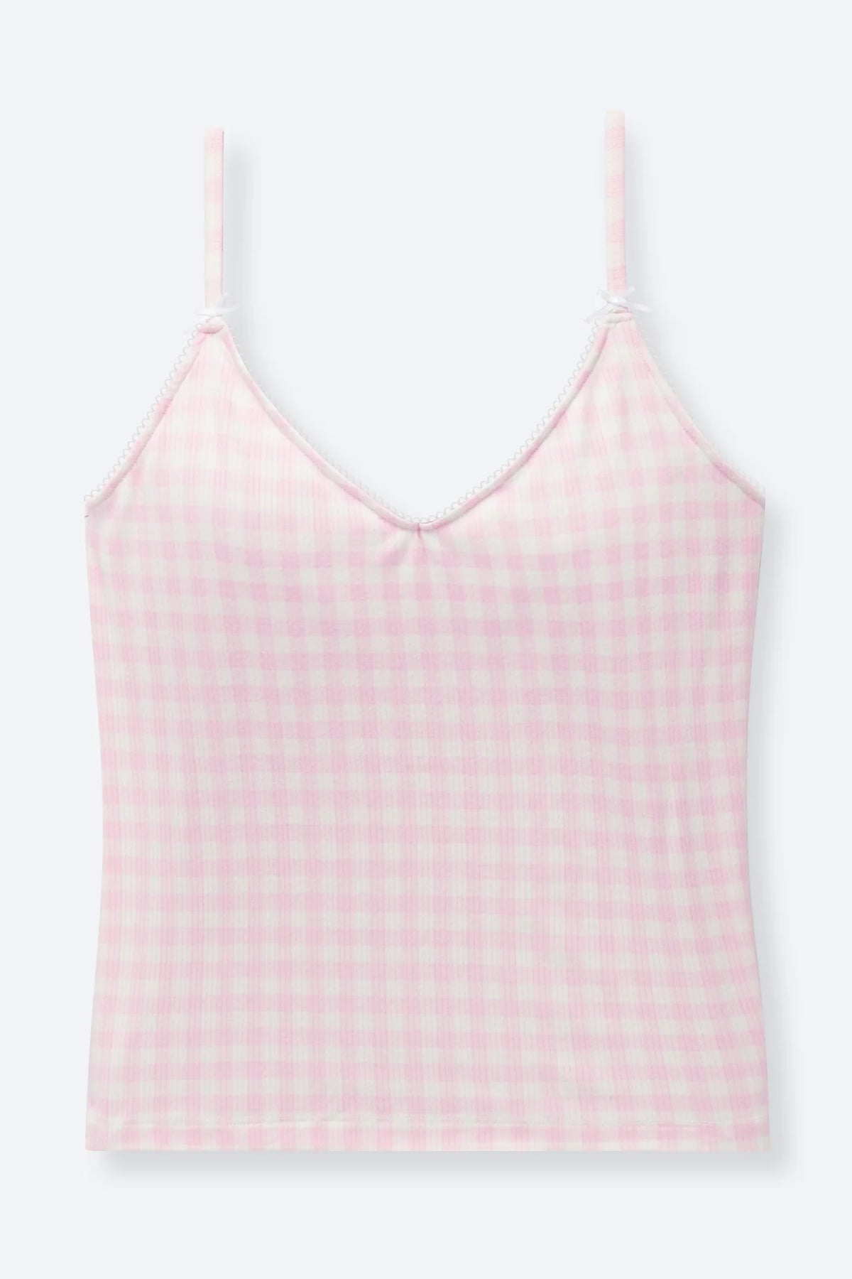 Pink Gingham Olivia Tank