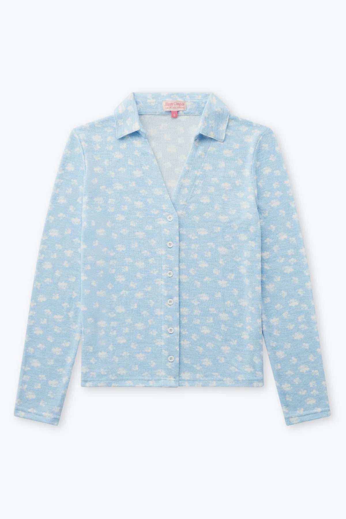 Ditsy Blue Mia Pajama Top