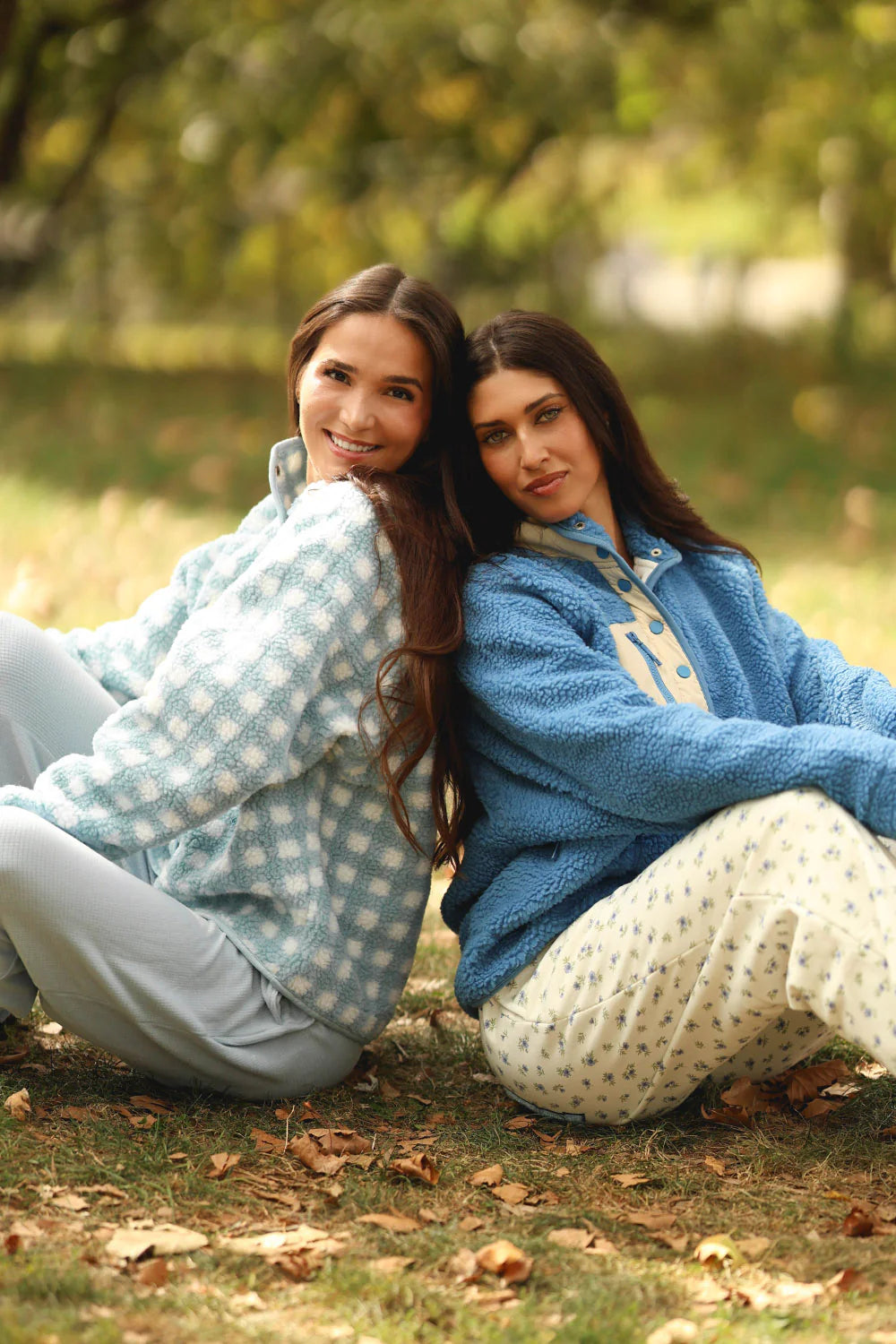 Sky Blue Gingham Grace Jacket