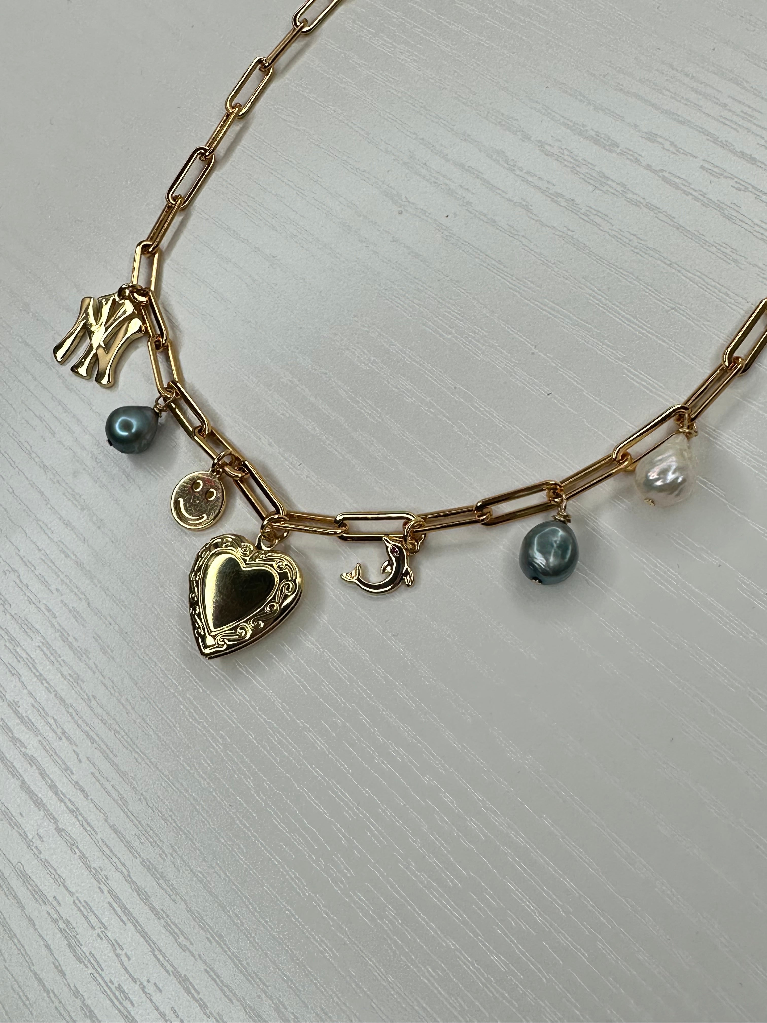 Yankees Charm Necklace - ONFEMME By Lindsey's Kloset