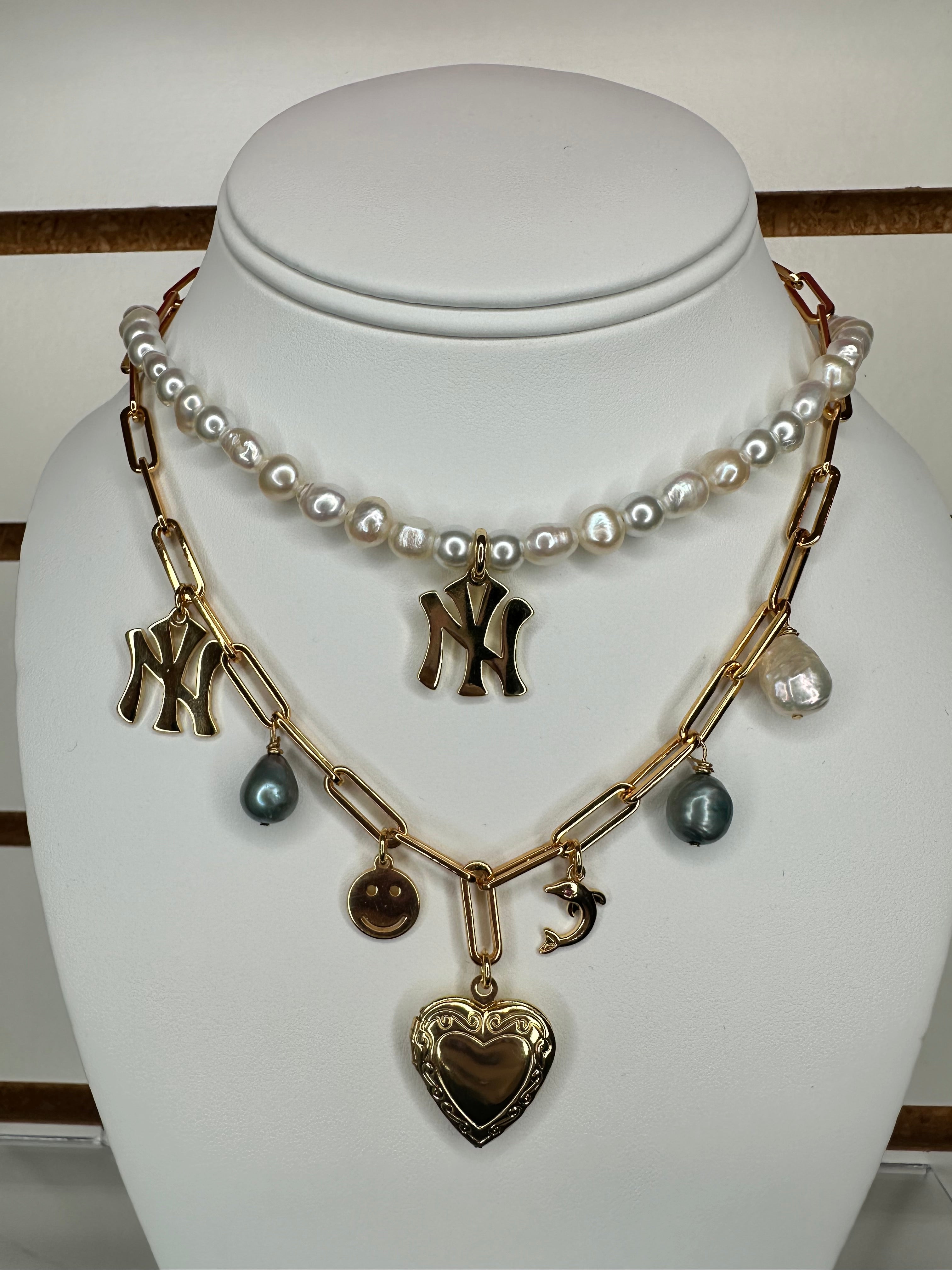 NY Pearl Necklace - ONFEMME By Lindsey's Kloset