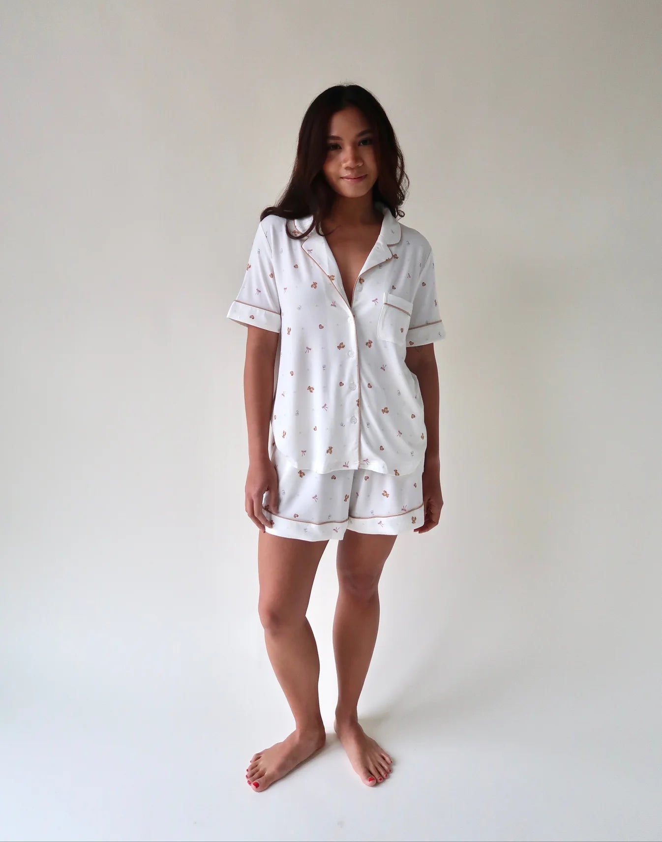 The Vintage Teddy Collection | Modal Short Pajama Set