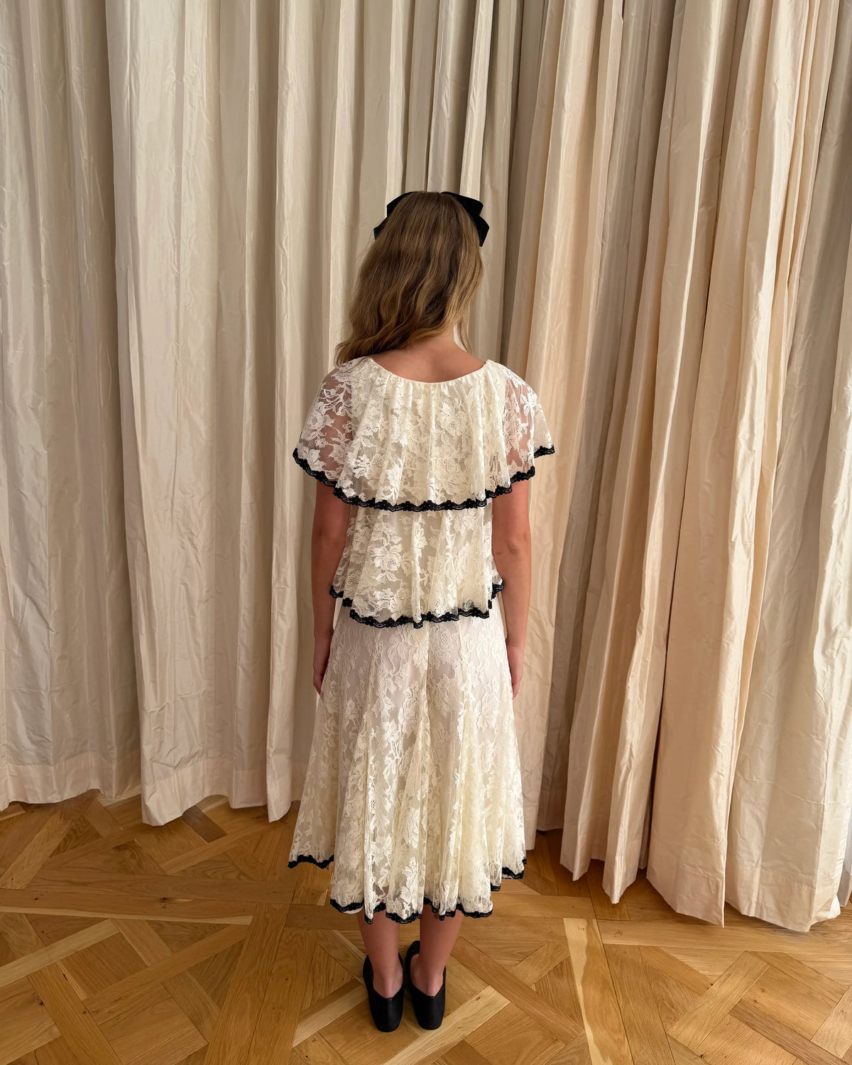Delilah Skirt - White Lace