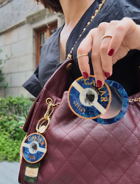 Hand-Painted Caviar Compact Mirror - ONFEMME By Lindsey's Kloset