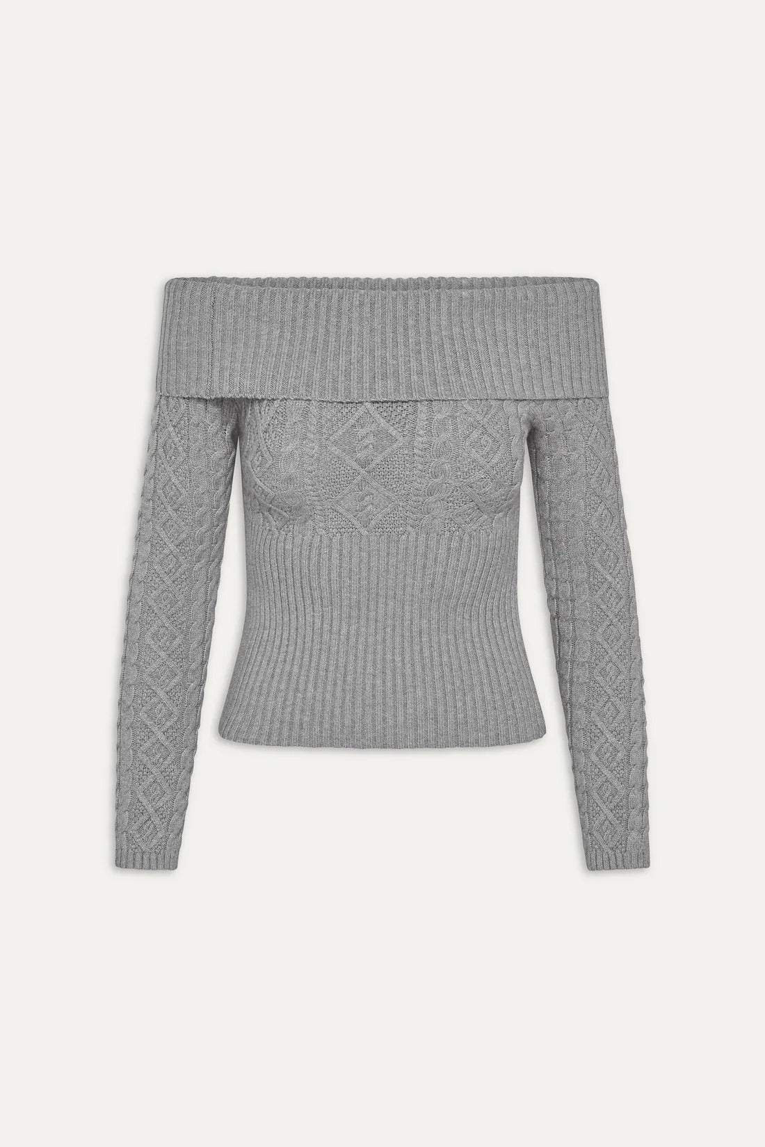Jazz Off The Shoulder Knit Sweater - ONFEMME By Lindsey's Kloset