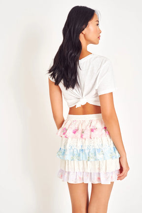 Melrita Silk Mini Skirt - ONFEMME By Lindsey's Kloset