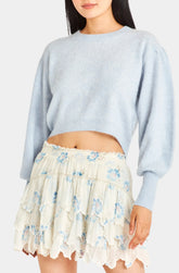 Donahue Embroidered Tier Mini Skirt - ONFEMME By Lindsey's Kloset