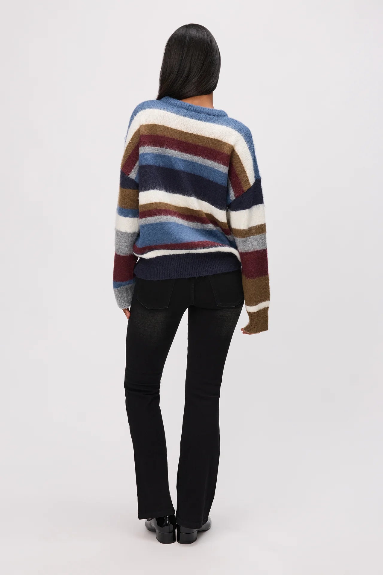 Hawley Oversized Stripe Wool Jumper
