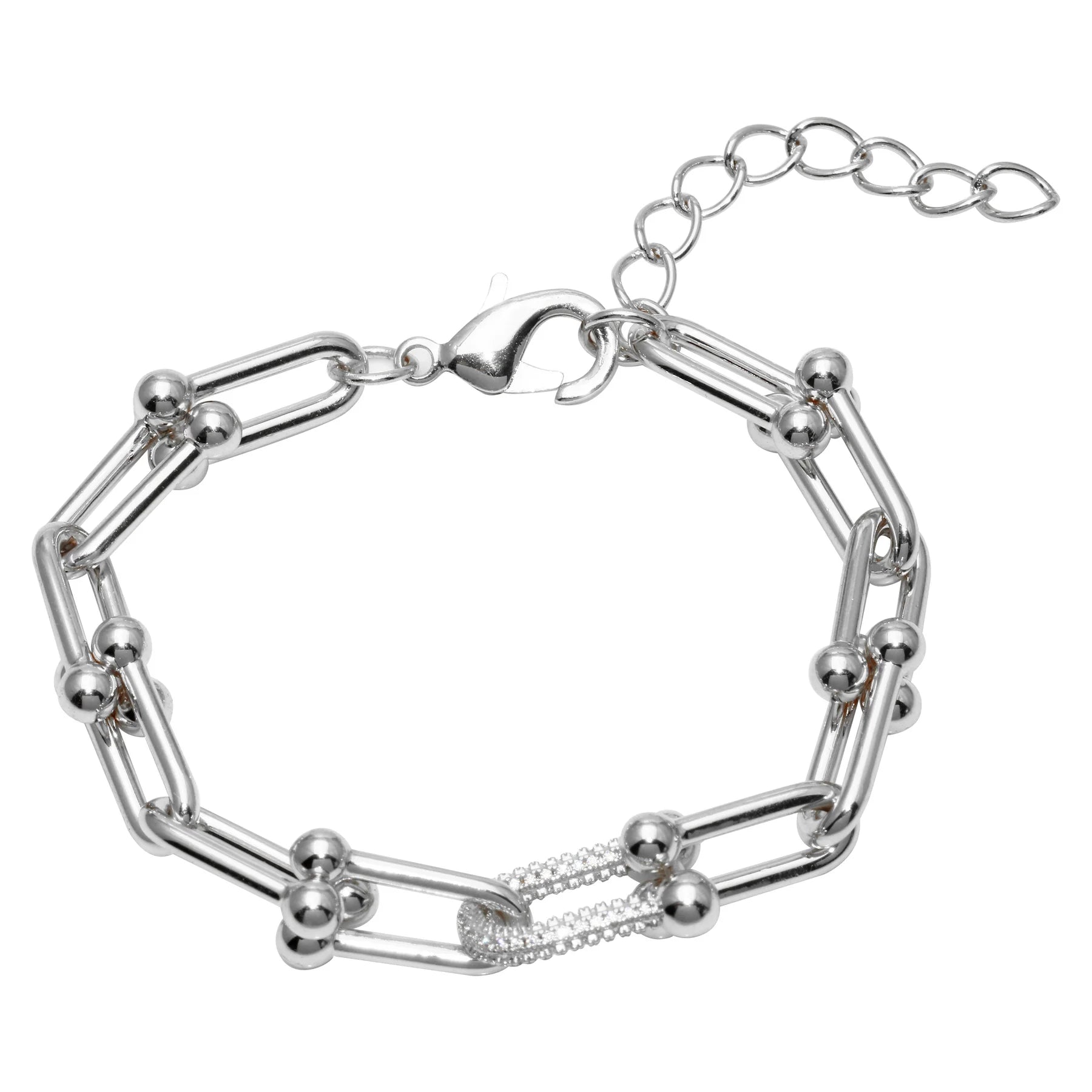 U-Link Pave Bracelet - ONFEMME By Lindsey's Kloset