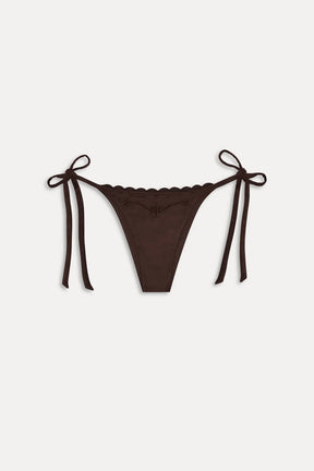 Mackenzie Suede String Bikini Bottom