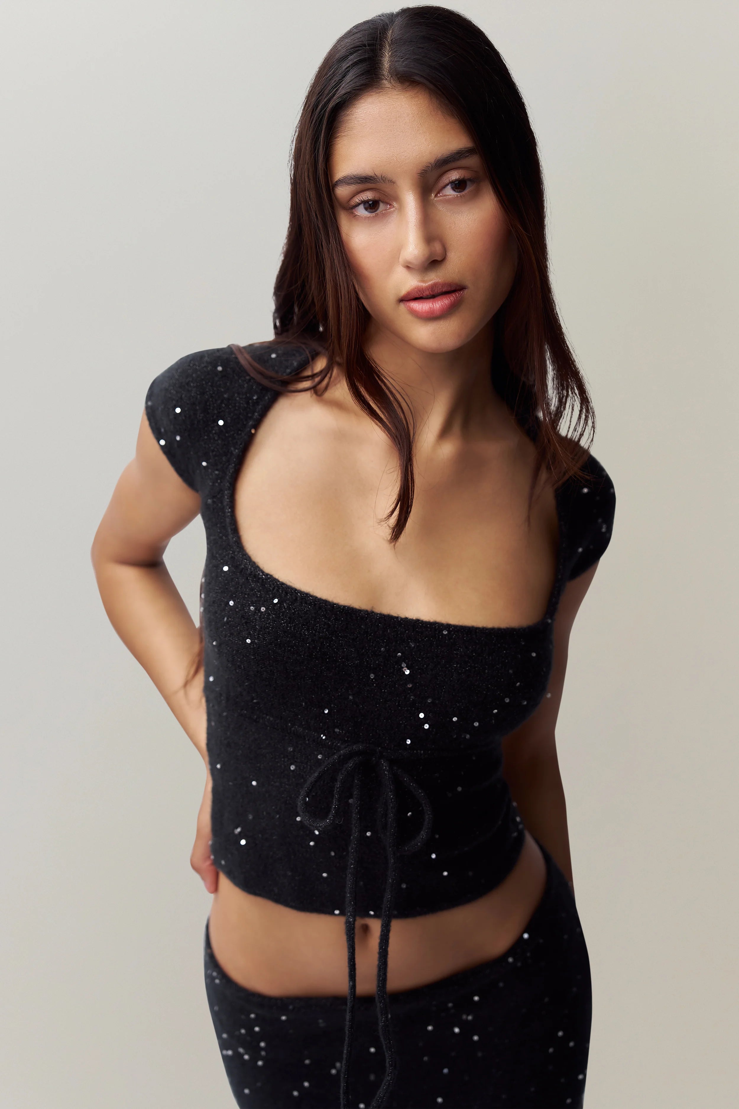 Miki Sequin Knit Top - ONFEMME By Lindsey's Kloset