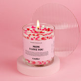 Mom I Love You Candle