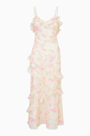 Nocelle Cotton Floral Maxi Dress