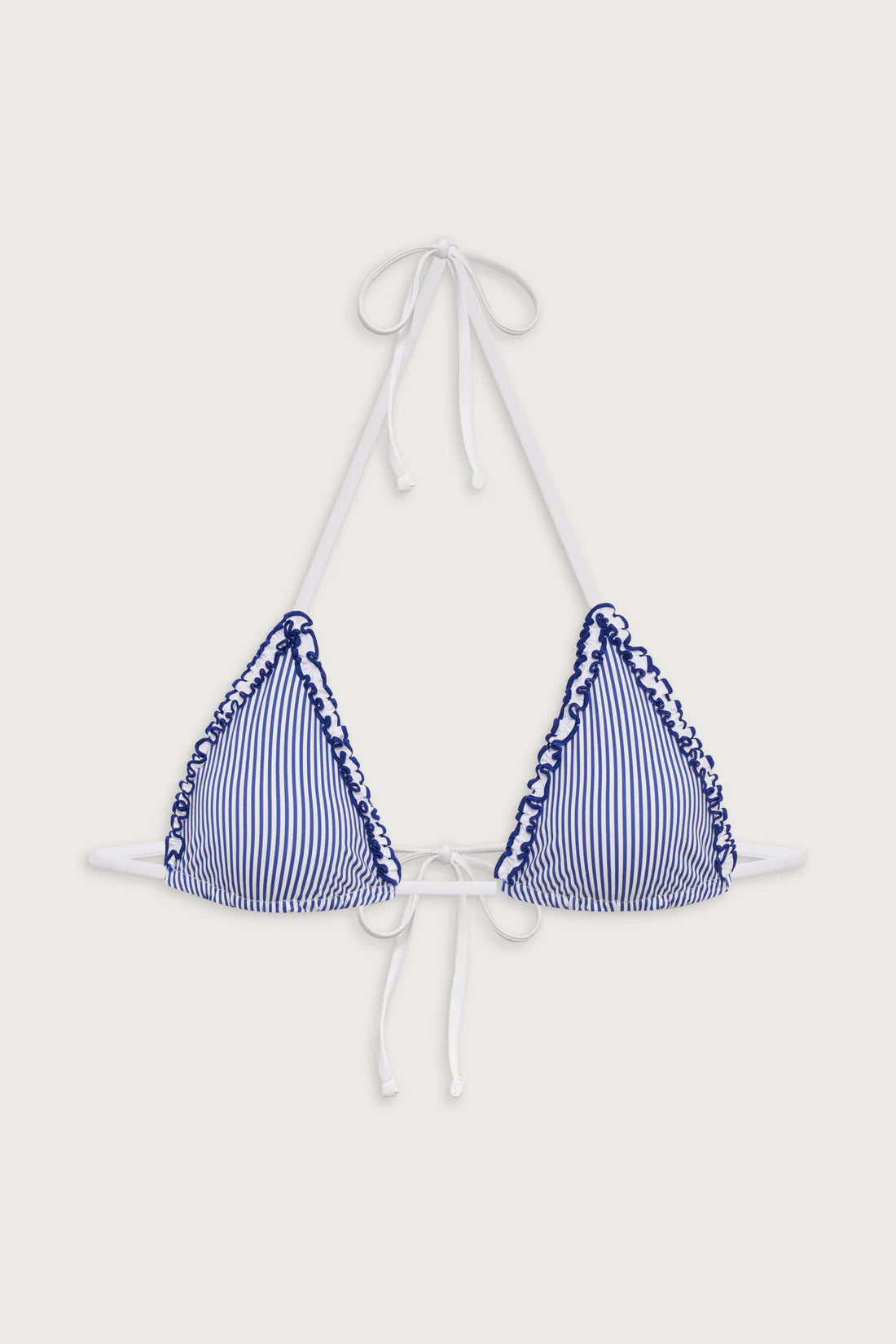 Nick Striped Triangle Bikini Top - ONFEMME By Lindsey's Kloset