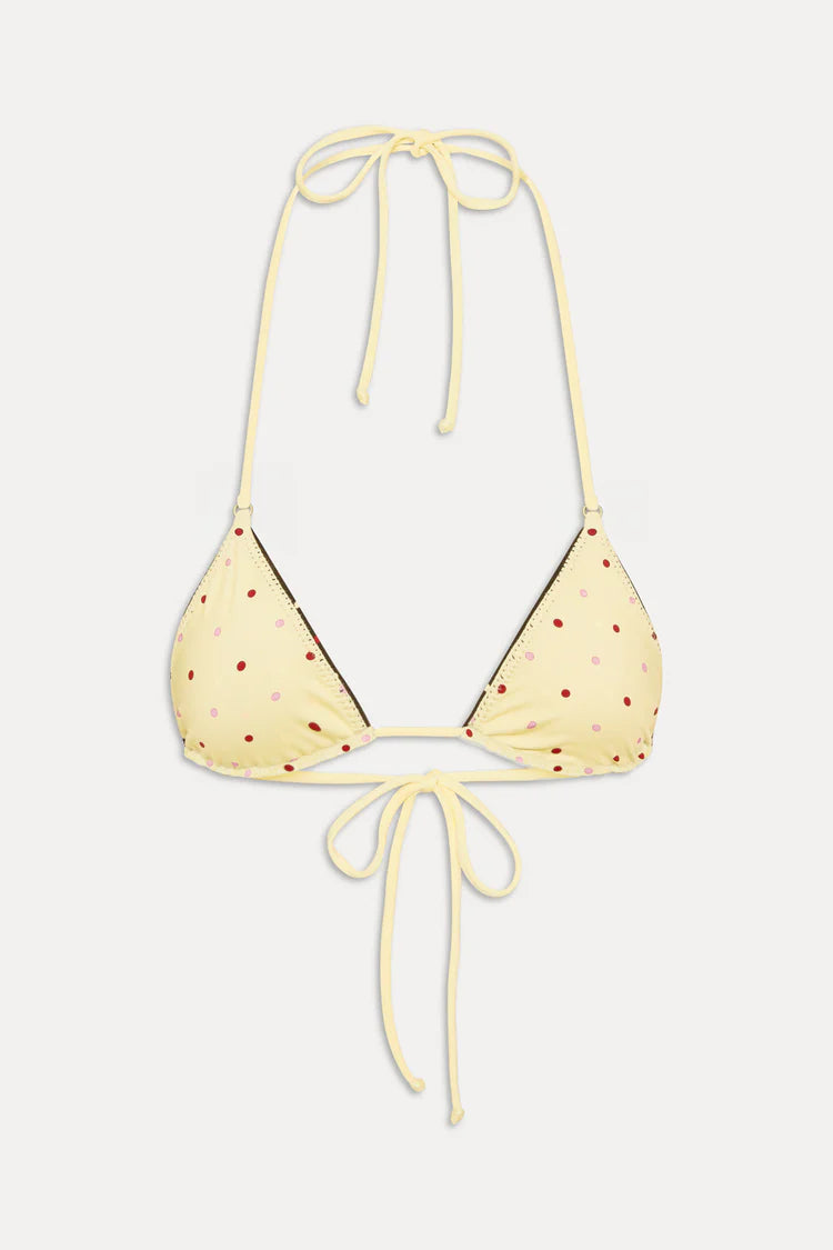 Nick Reversible Shine Bikini Top - ONFEMME By Lindsey's Kloset