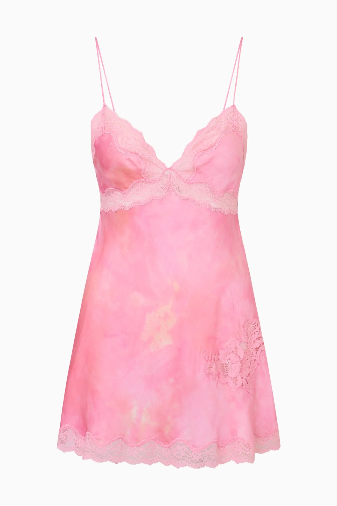Nivola Silk-Blend Mini Slip Dress