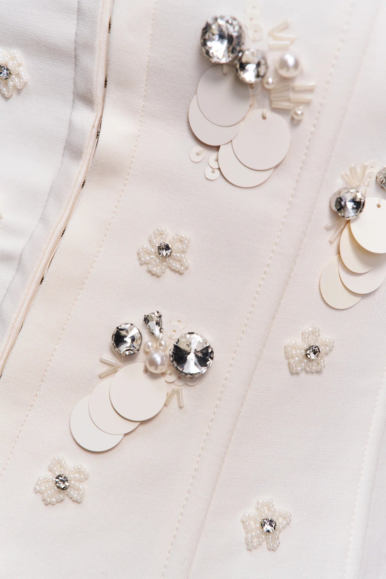 Embellished Twill Corset