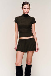 Vivienne Short Sleeve Turtleneck
