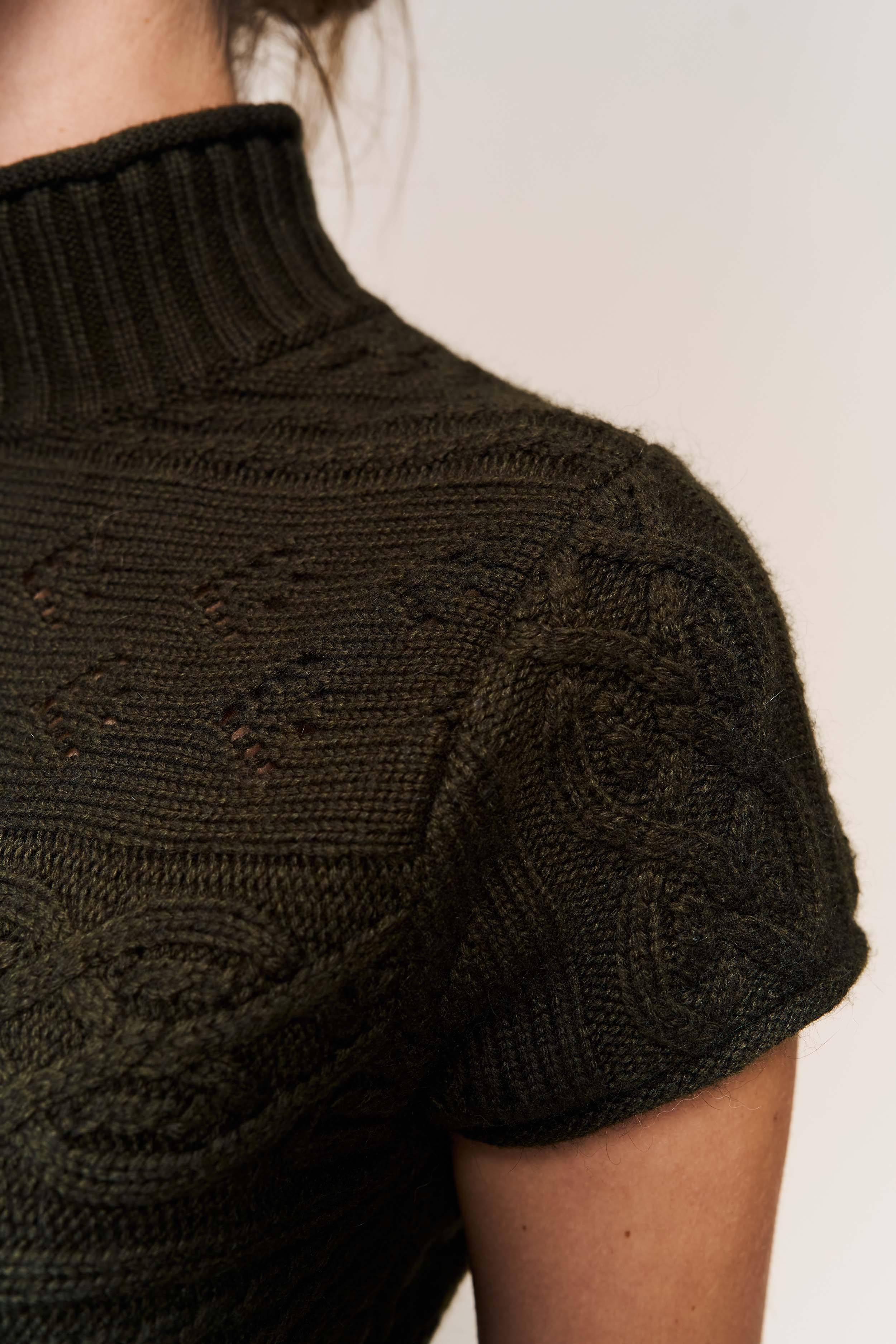 Vivienne Short Sleeve Turtleneck