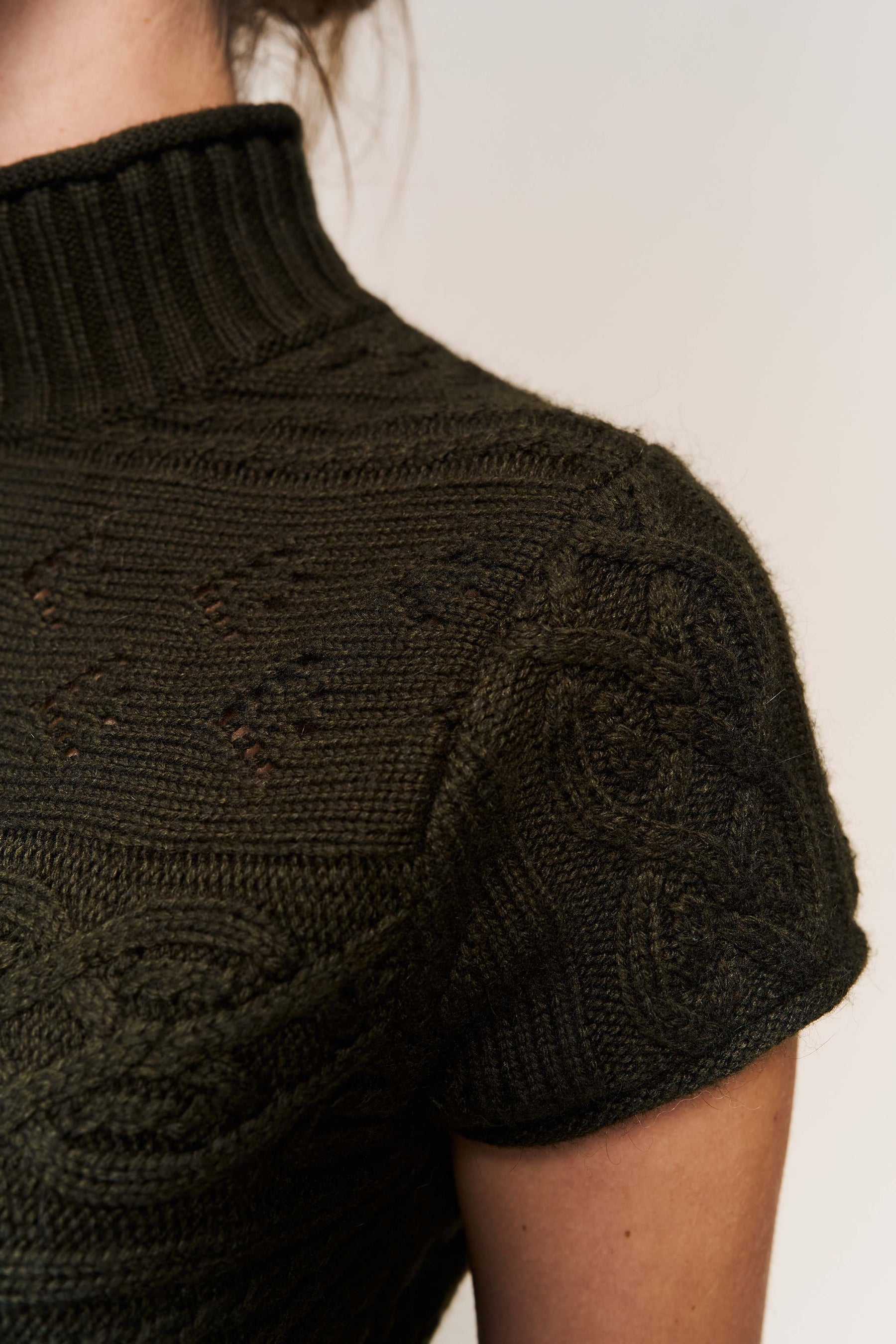 Vivienne Short Sleeve Turtleneck