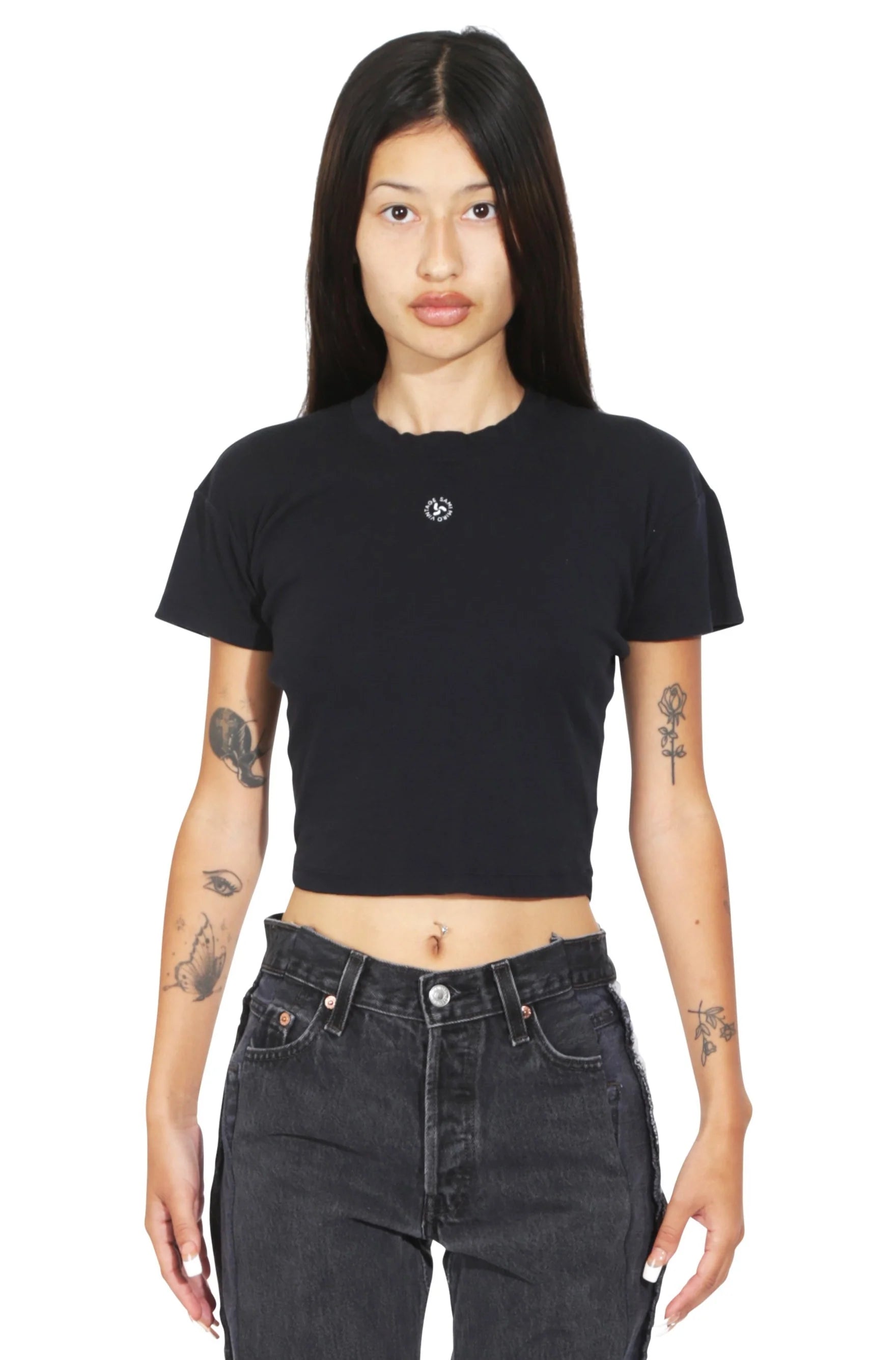 Mini Tee in Black - ONFEMME By Lindsey's Kloset