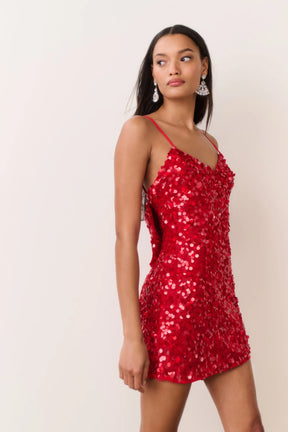 Raphaella Sequin Mini Dress