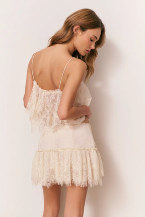 Zhanya Sheer Lace Top