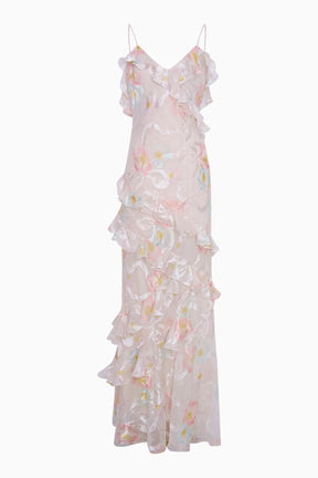Rialto Silk-Blend Maxi Dress