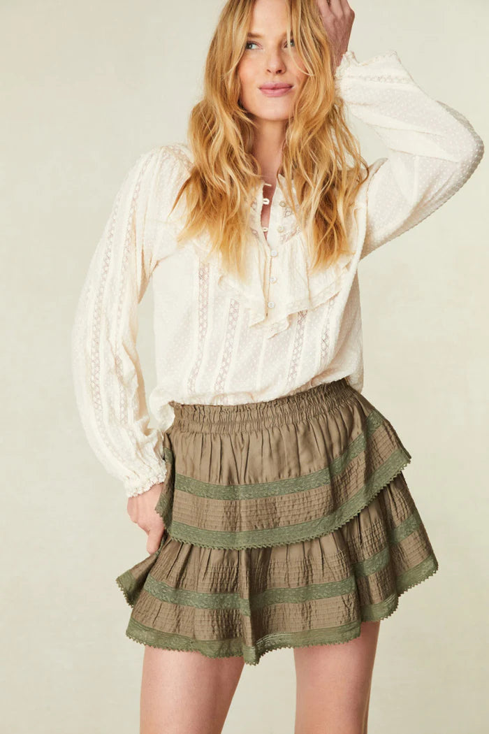 Ruffle Mini Skirt - ONFEMME By Lindsey's Kloset