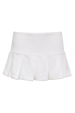 Grace Pleated Mini Skirt