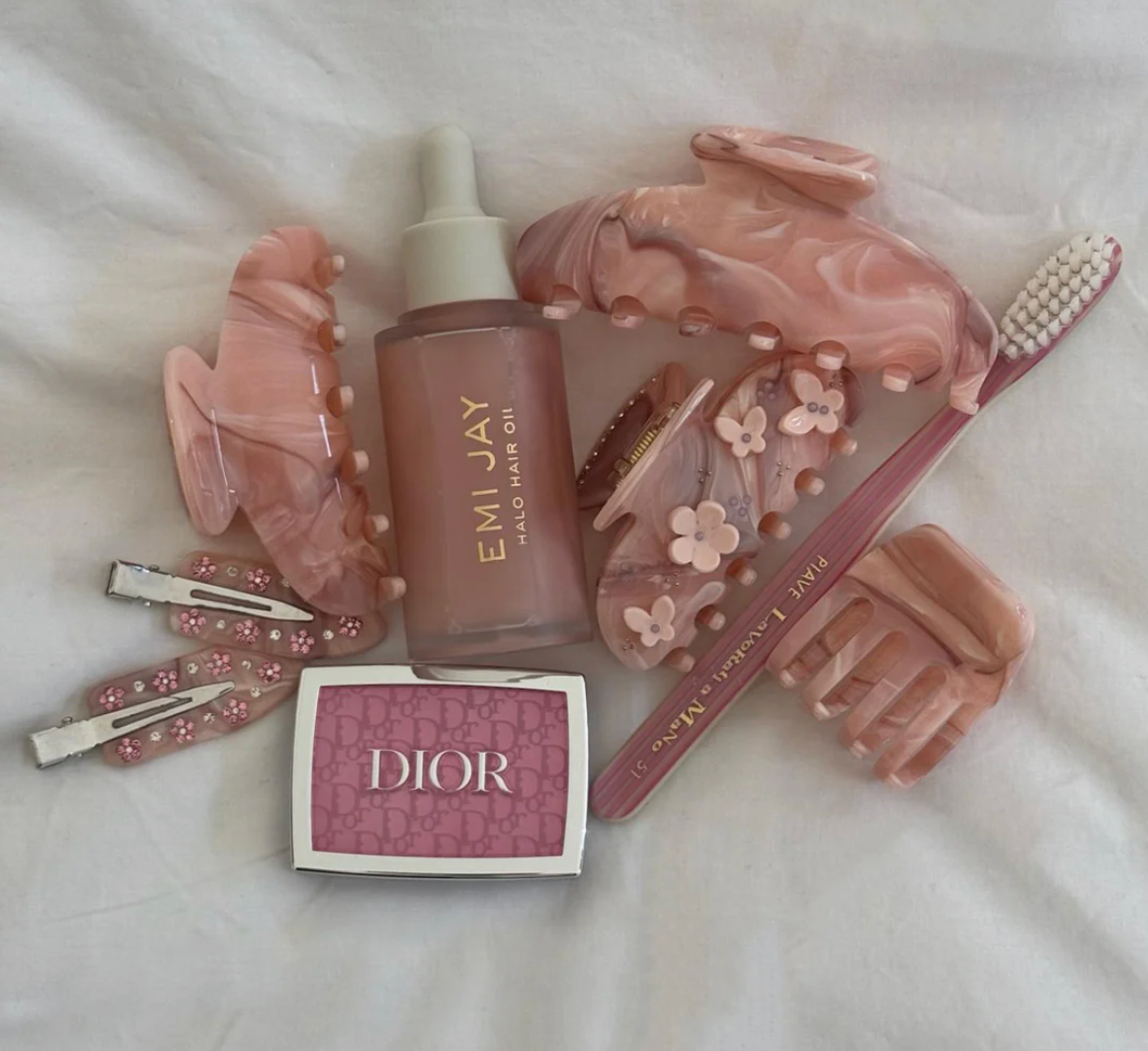 Big Effing Clip in Pink Chantilly - ONFEMME By Lindsey's Kloset