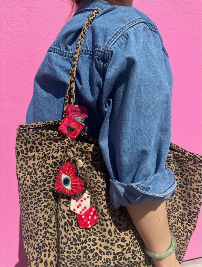 Lucky Dice Bag Charm + Keychain