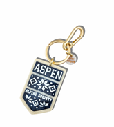 Aspen Alpine Society Bag Charm + Keychain