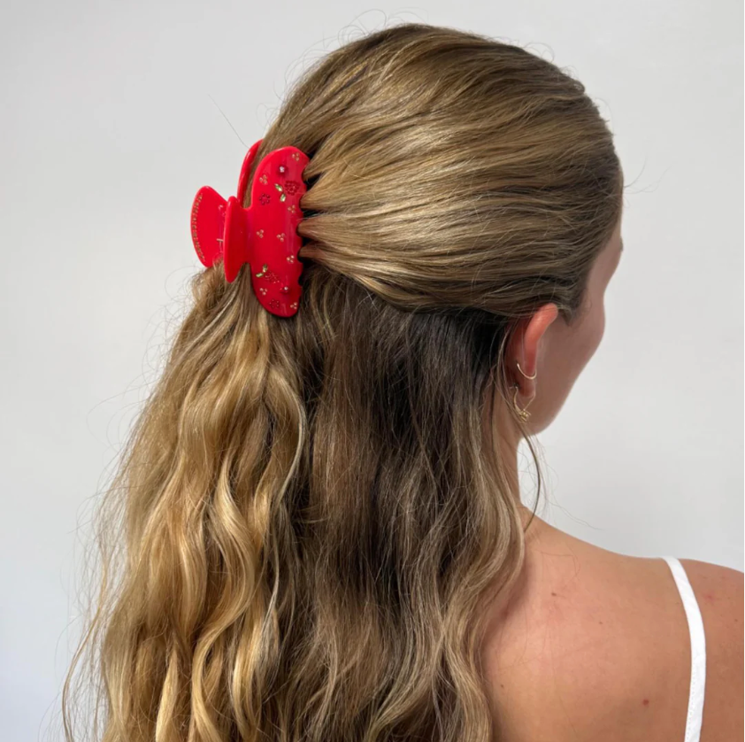 Sweetheart Clip in Berry Beach Club - ONFEMME By Lindsey's Kloset