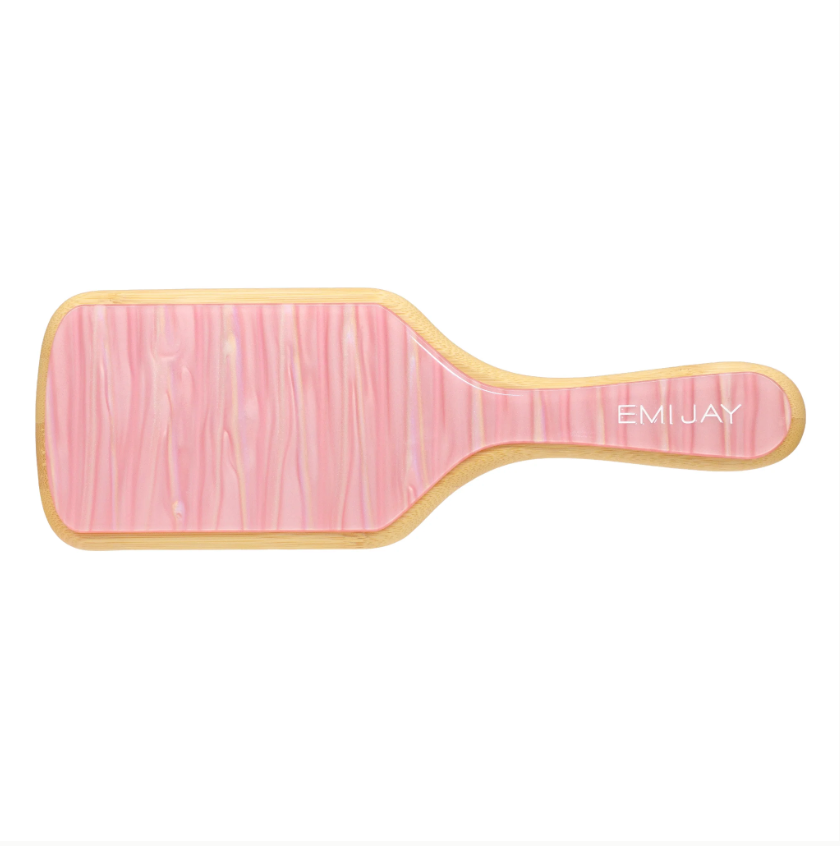 Bamboo Paddle Hair Brush in Lychee Baby - ONFEMME By Lindsey's Kloset