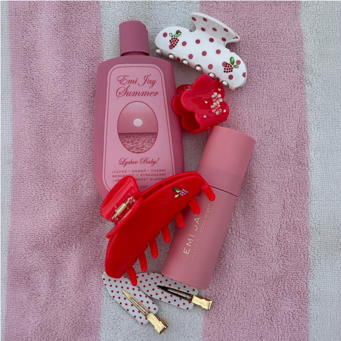 Sweetheart Clip in Coconut Berry