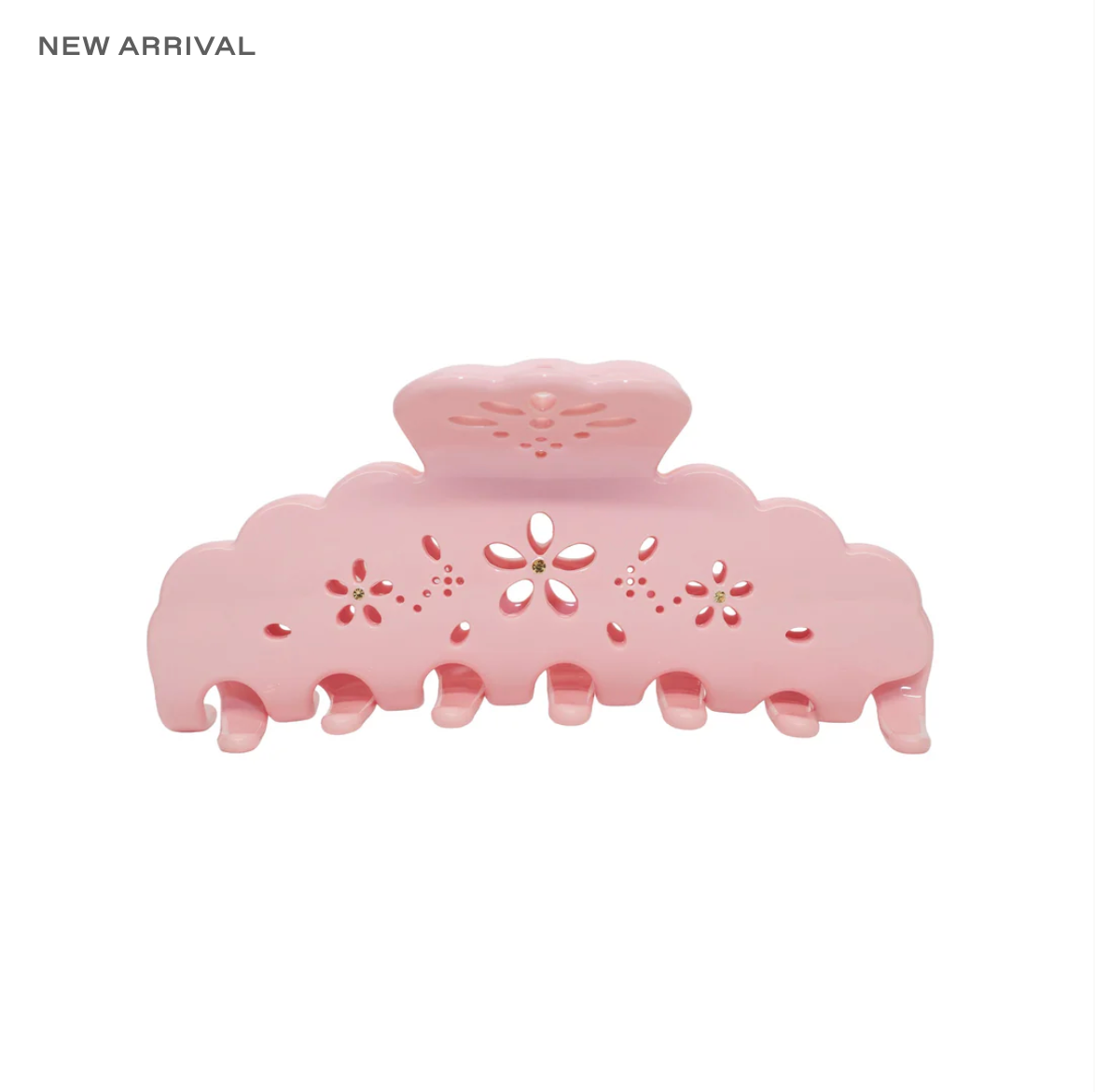 Big Effing Clip in Rose Fleur Eyelet