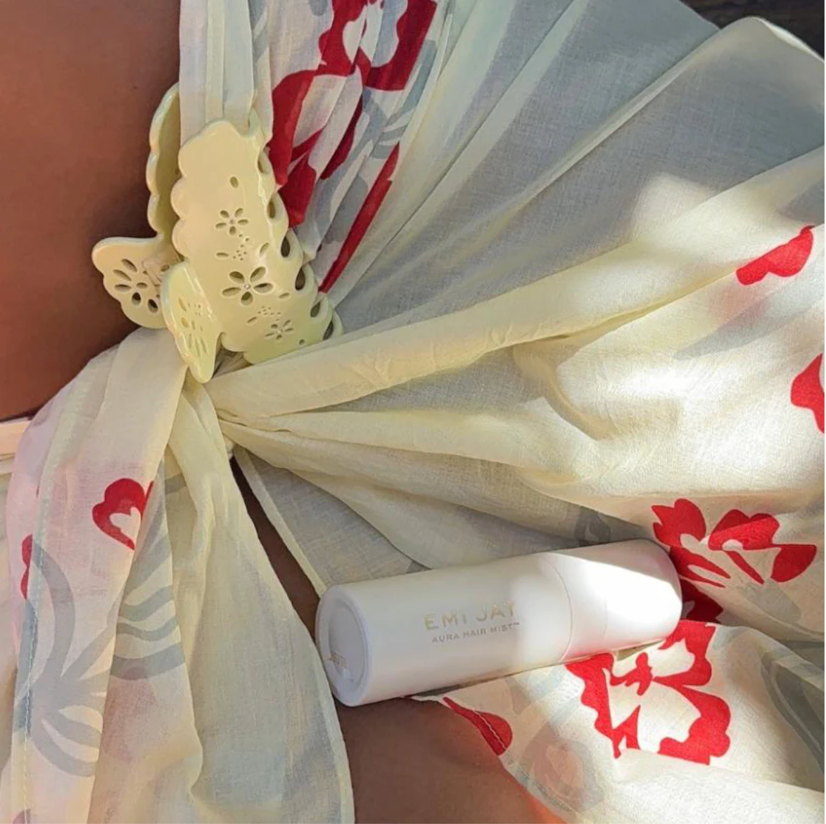Lil Effing Clip in Citrine Petal Eyelet