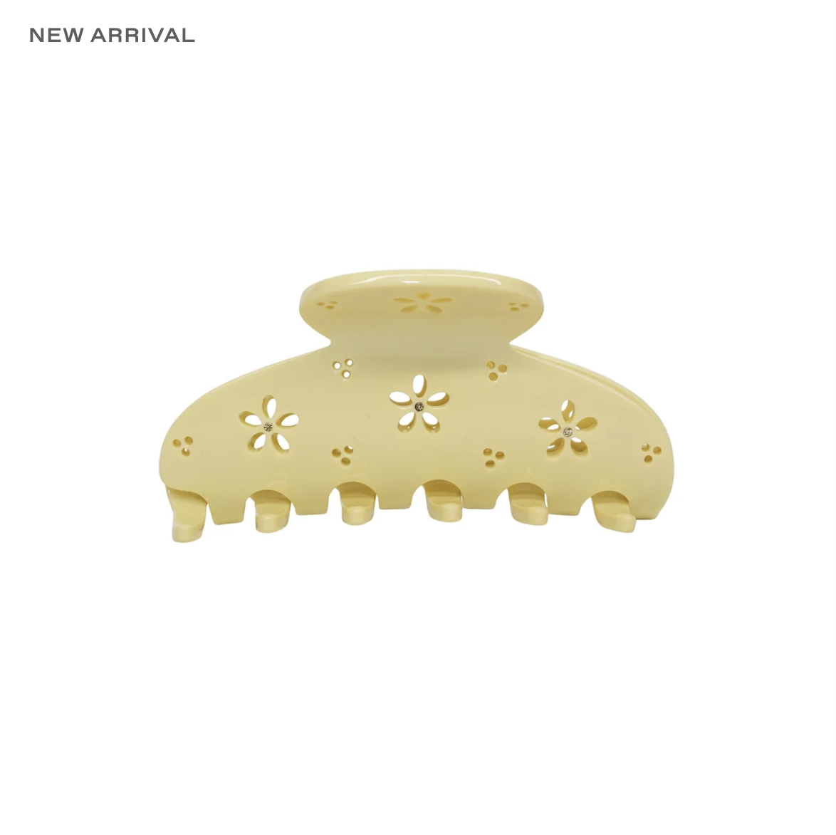 Lil Effing Clip in Citrine Petal Eyelet
