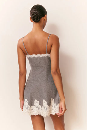 Teddi Lace-Trimmed Mini Dress