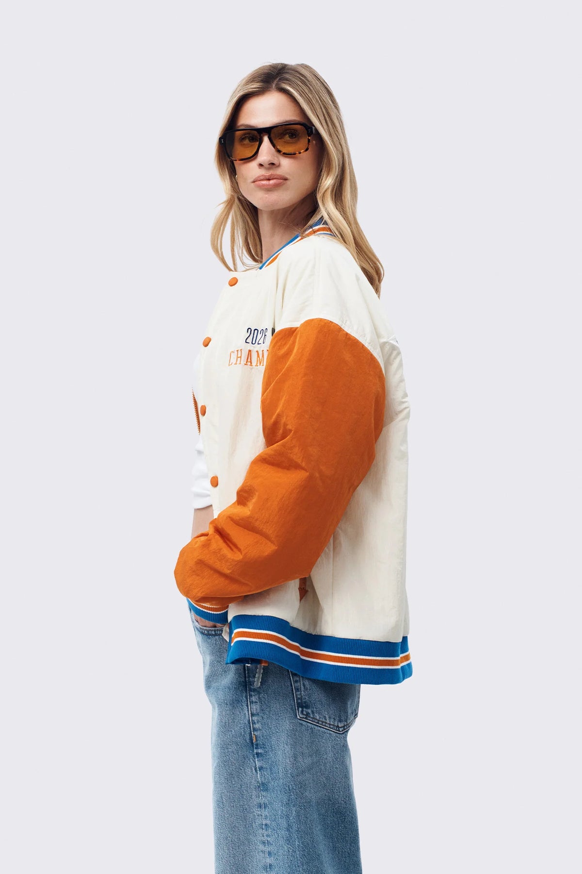 New York Knicks Limited Edition 2026 NBA Champions Bomber Jacket - ONFEMME By Lindsey's Kloset