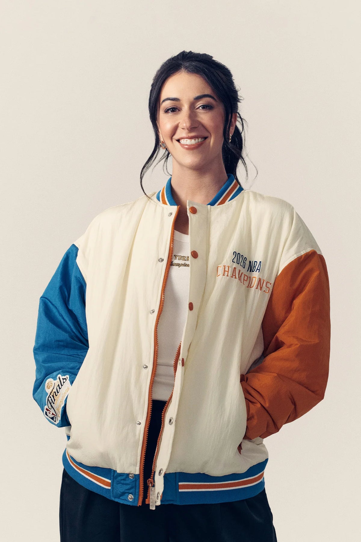 New York Knicks Limited Edition 2026 NBA Champions Bomber Jacket - ONFEMME By Lindsey's Kloset